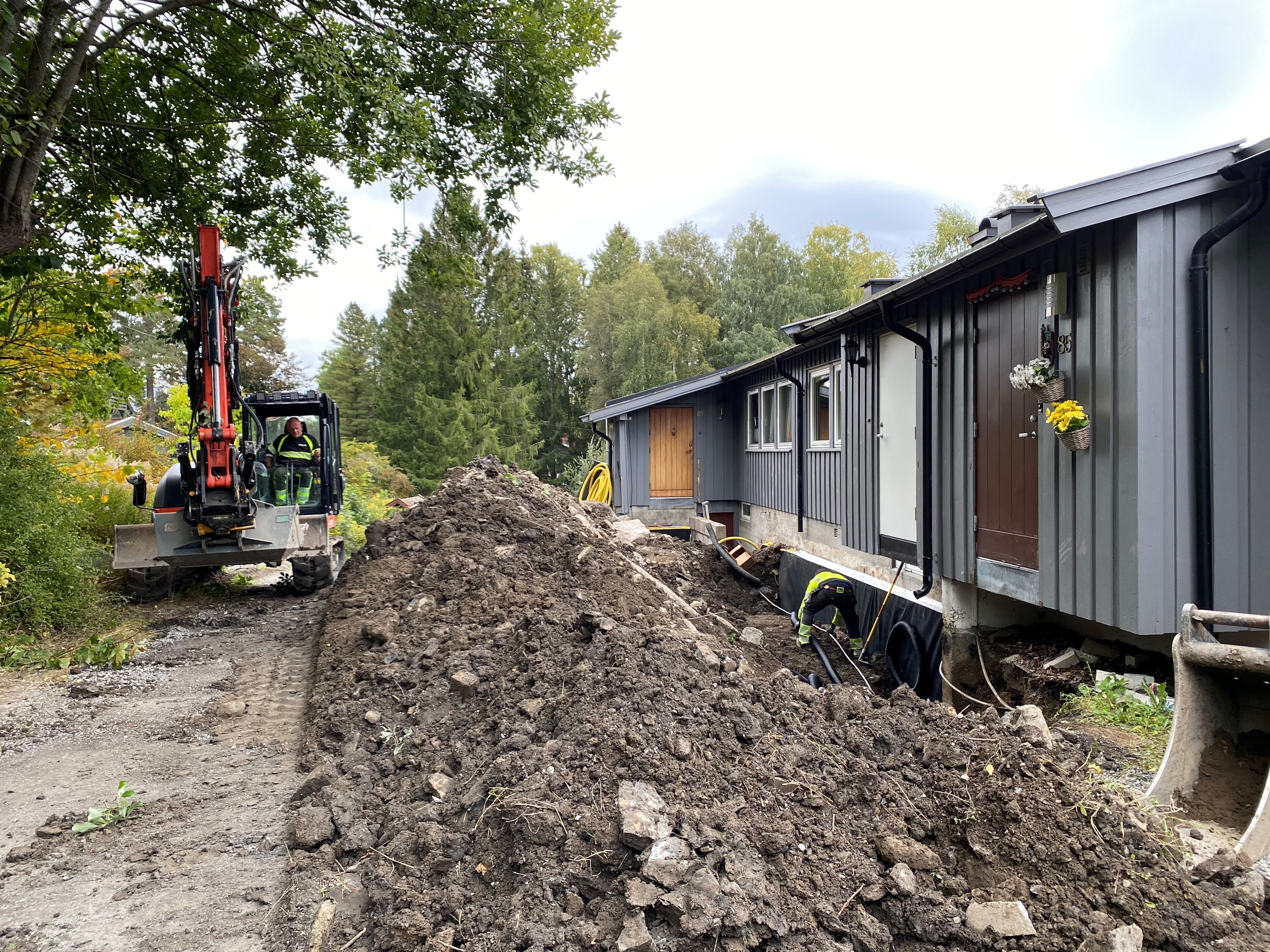 Hvordan skal du drenere rundt boligen?