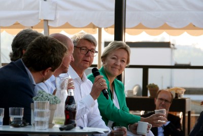 Morten Andreas Meyer, Generalsekretær i Huseierne, snakker i forum på Arendalsuka 2022
