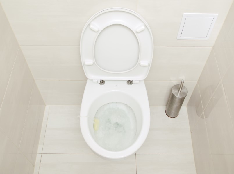 Kast aldri noe i toalettet som ikke skal være der