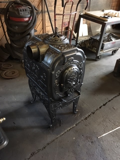 Bj&oslash;rneovnen er en av de fire antikvariske ovnene som er testet. Foto: Tor Einar Br&aring;ten