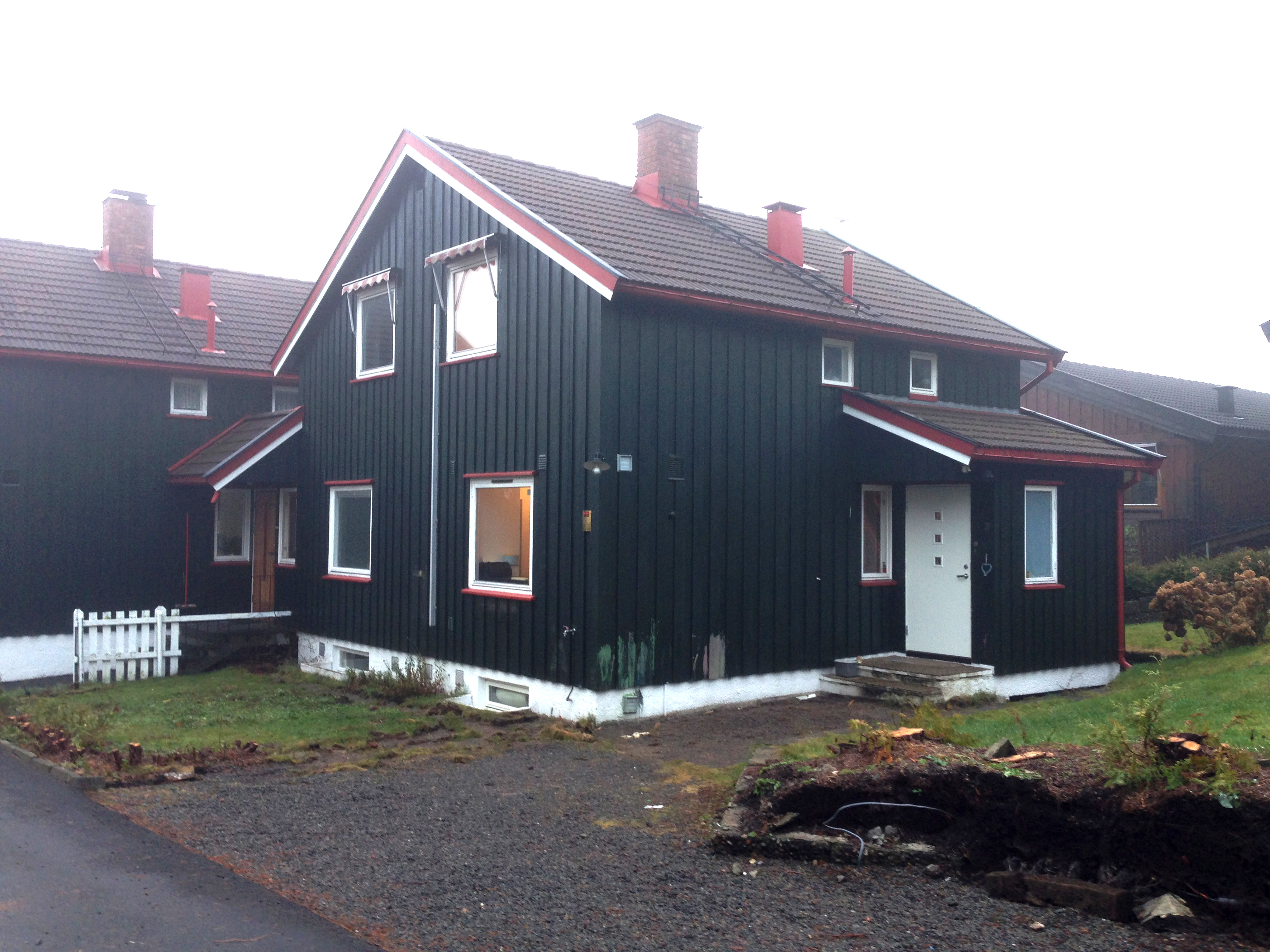 FØR: Slik så huset ut før oppgraderingen. Foto: Privat