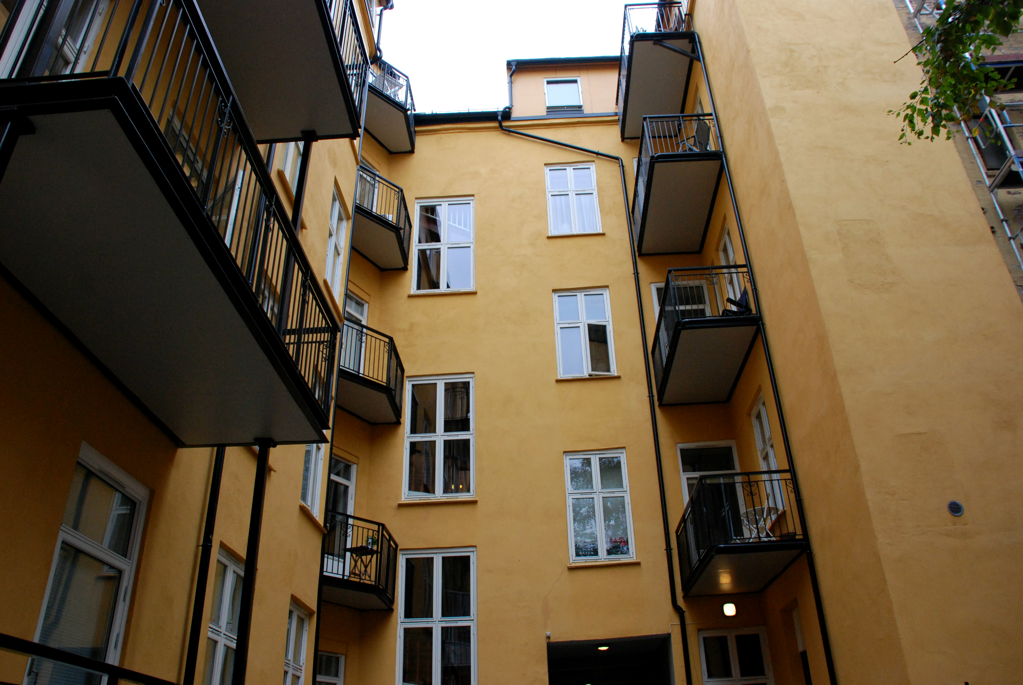 Bygård illustrasjonsfoto