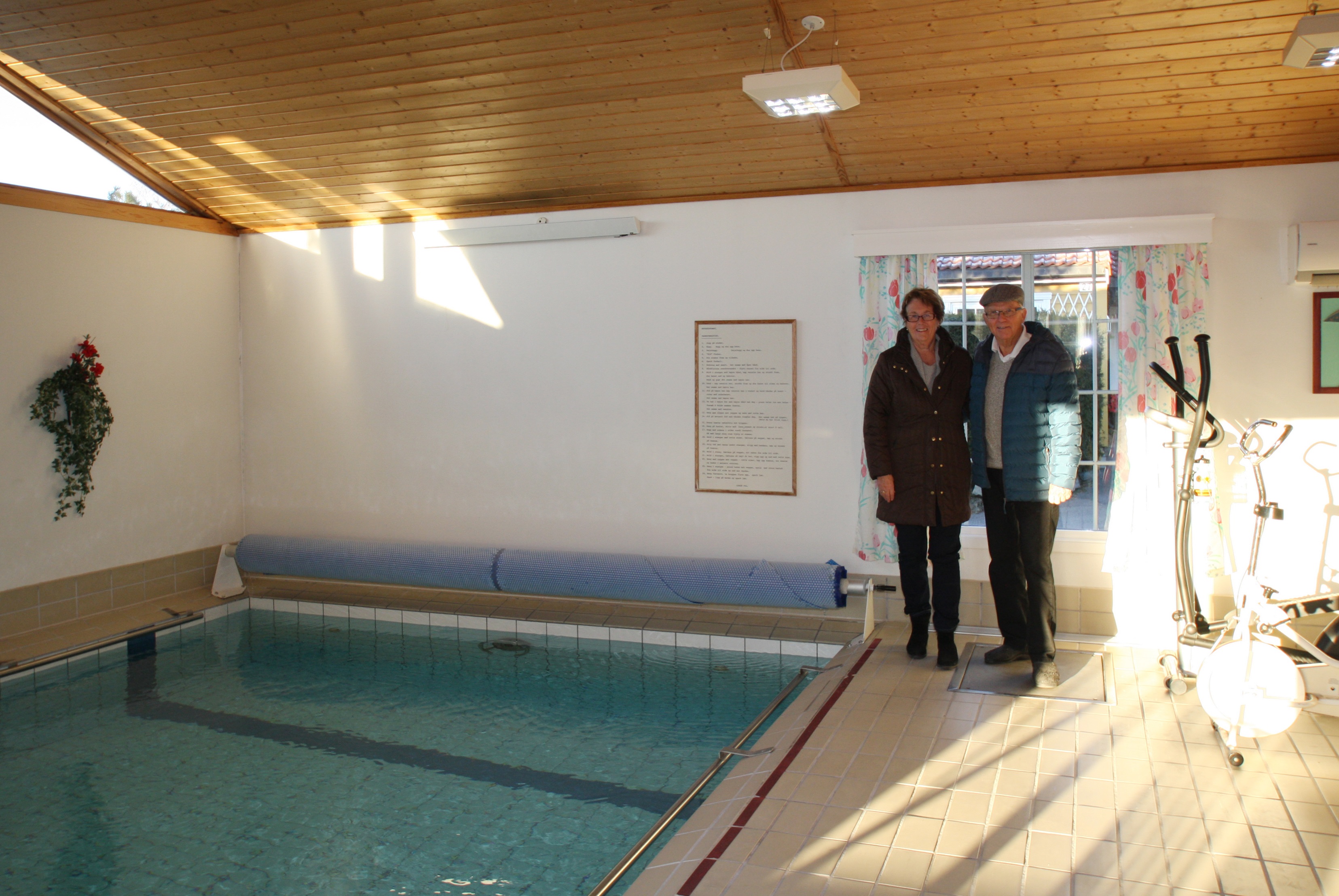 MYE FELLES: I «Lysthuset» har beboerne tilgang til svømmebasseng, trimfasiliteter, bad, gjesterom og en stor stue med tilhørende kjøkken.