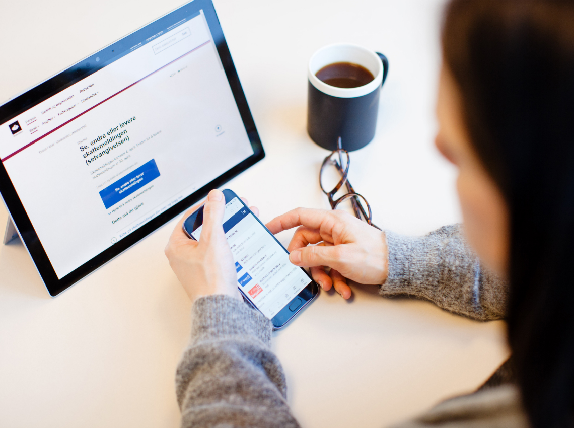 Skattemeldingen. 