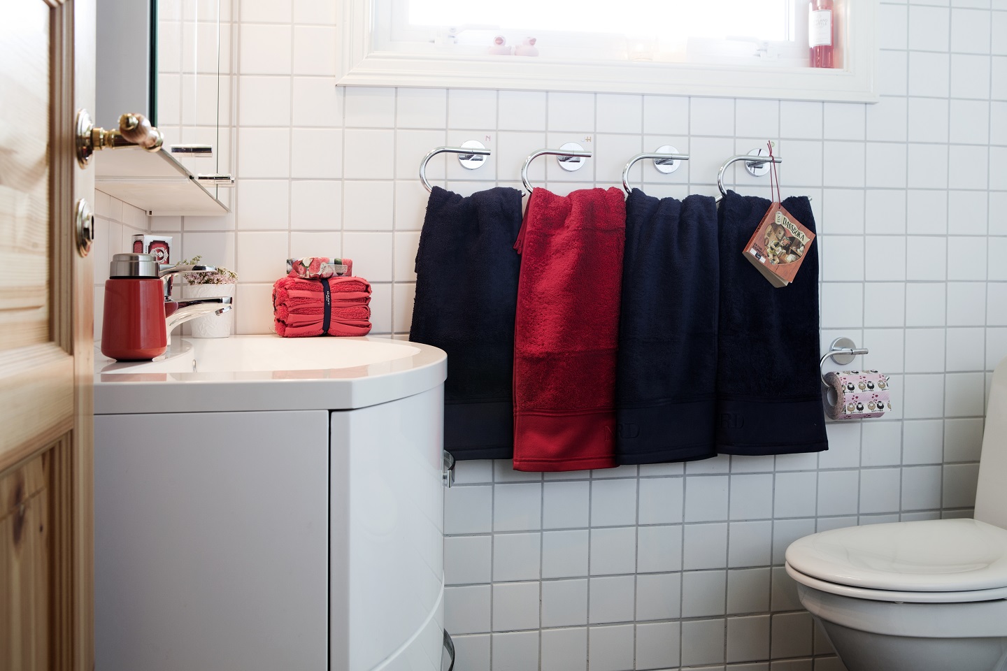 Et bad med litt gammeldagse fliser