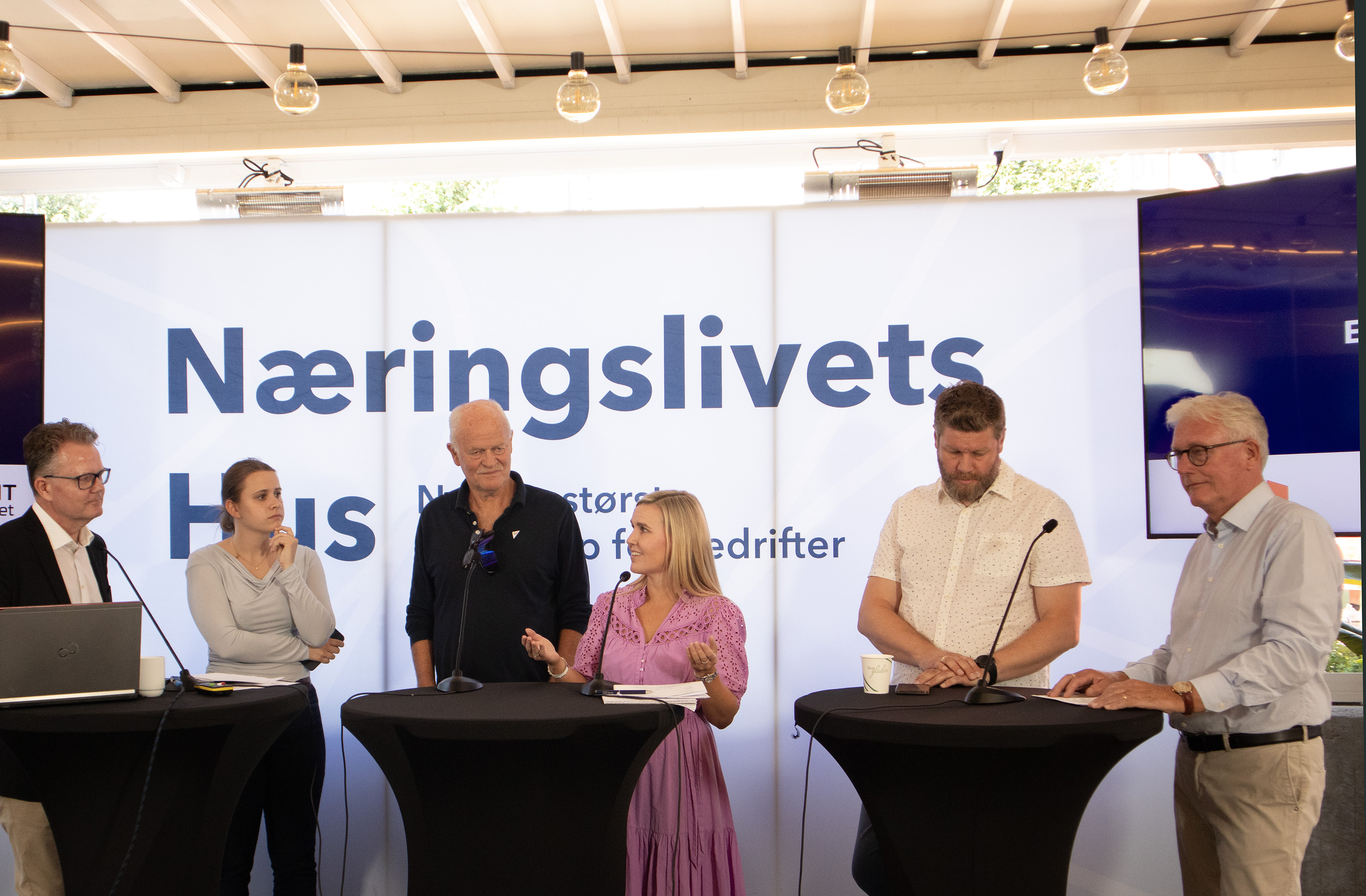 Linda Ørstavik Öberg diskuterer boligpolitikk under Arendaluka