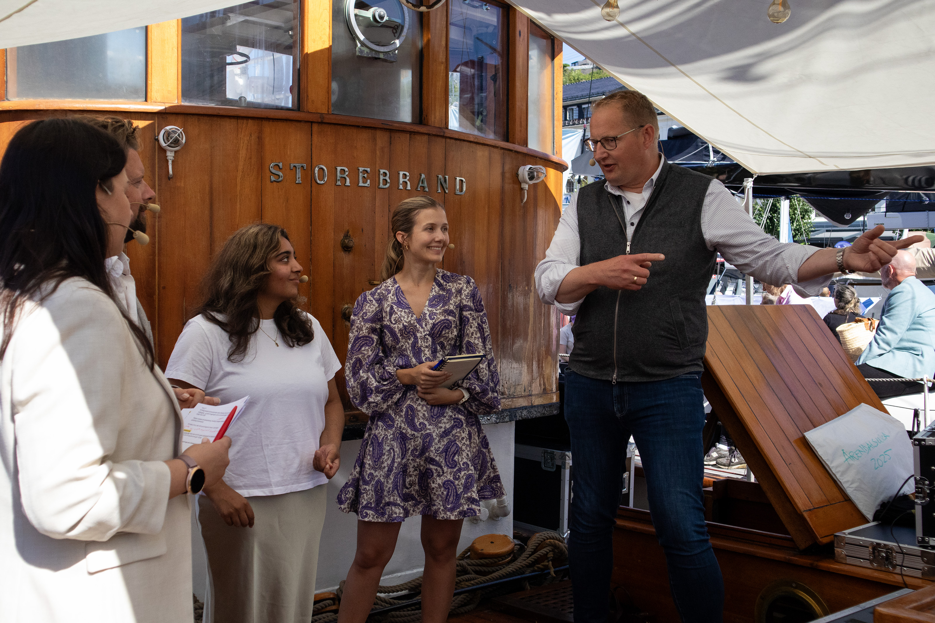 Carsten Pihl diskuterer boligpolitikk på Arendalsuka