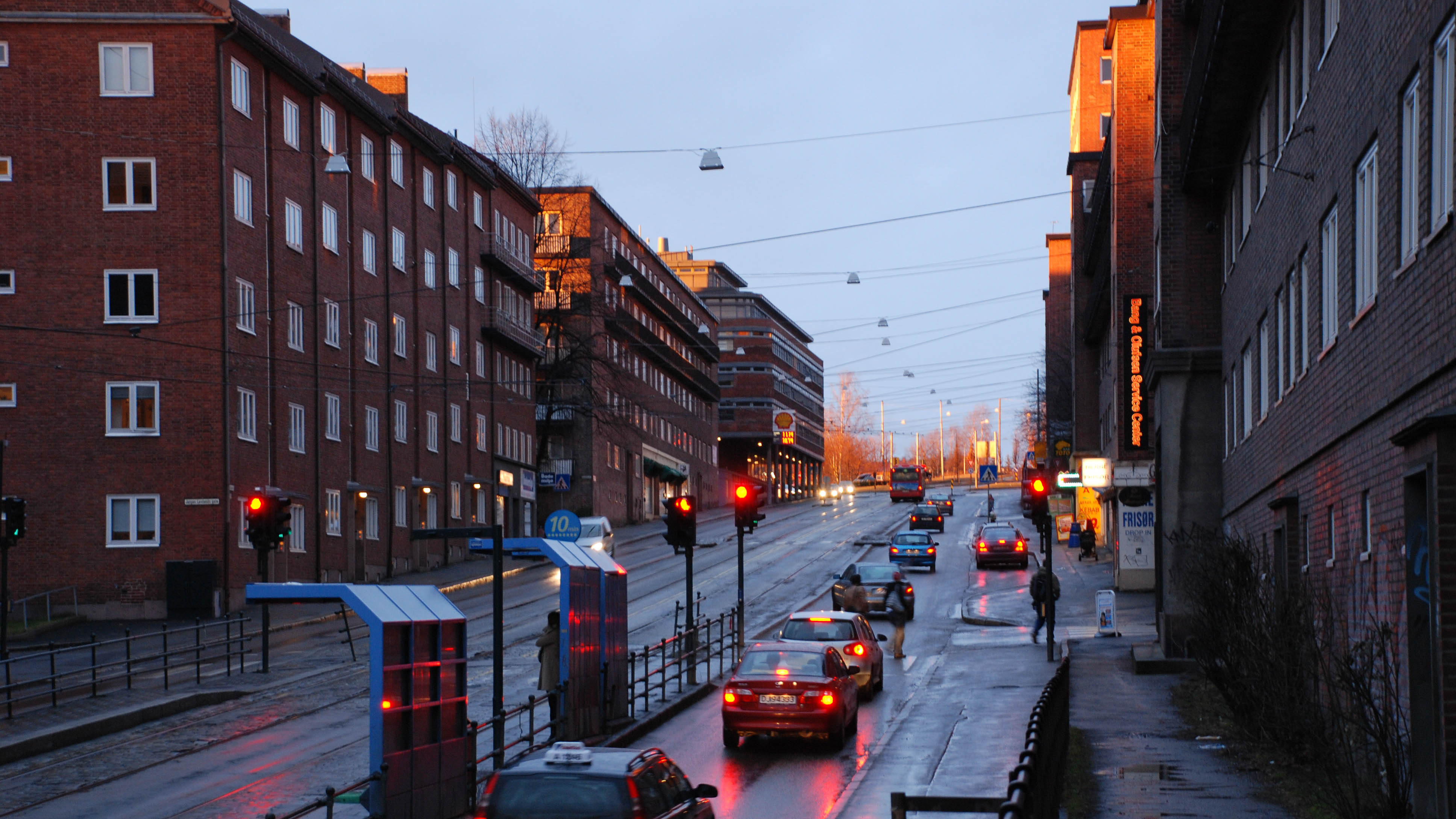 Trafikkert vei, Trondheimsveien, Oslo.