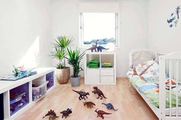 BARNEVENNLIG: Generelt sett liker Boa å leke litt på barnerommene de selger. Når man som barnefamilie skal flytte på seg er det hyggelig om familiens yngste også kan få et godt inntrykk av sitt fremtidige barnerom, samtidig som det tydeliggjøres klart at leiligheten er best egnet for barnefamilier.