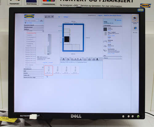 A: På Ikea kan du gjøre alt selv. Foto: Rikke Åserud. IKEA: På Ikea kan du gjøre alt selv. Foto: Rikke Åserud.