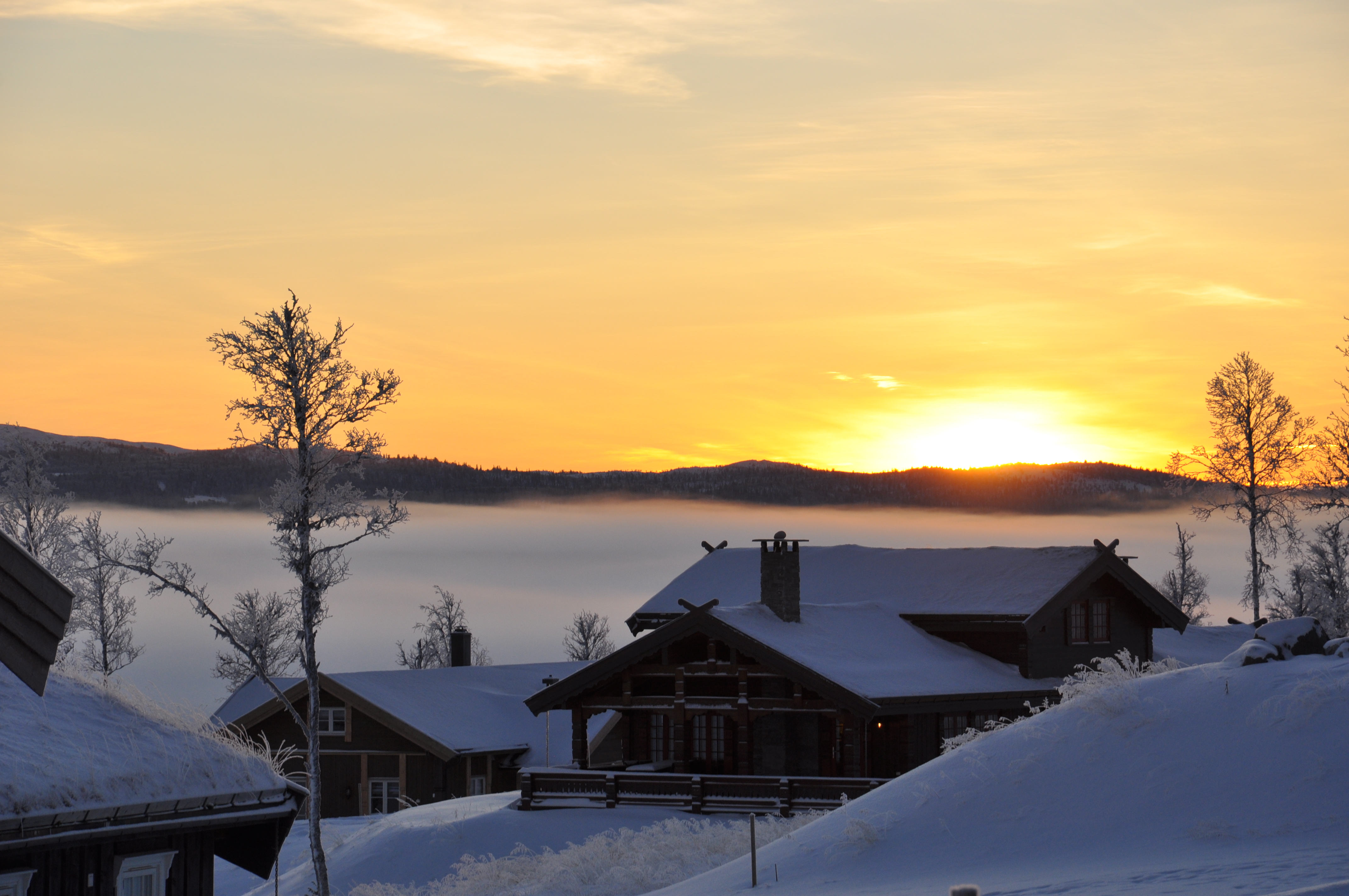 HYTTEFORSIKRING: Pusser du eller bygger på hytta må du huske å oppgradere forsikringen. FOTO: Dag Erik Kongslie