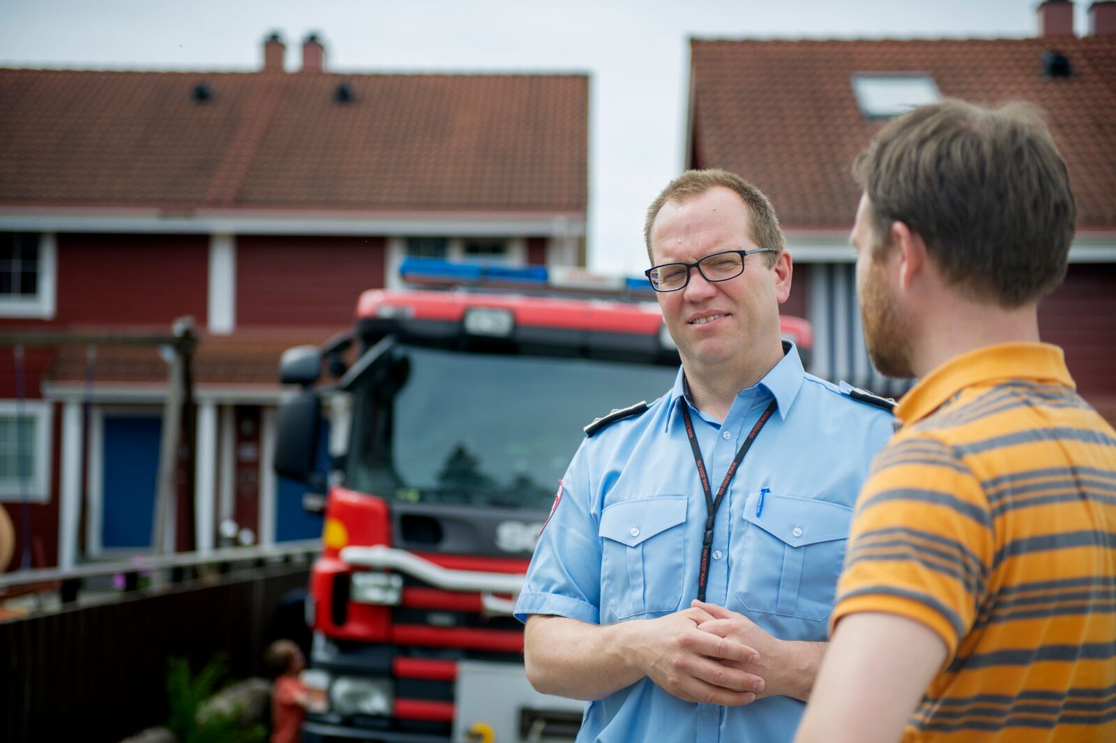 Overingeniør Ole-Johan Rygh ved Asker brannstasjon viser deg den enkle veien til brannøvelse hjemmme i videoen under. Foto: Thomas Haugersveen.